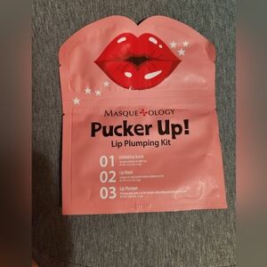 MASQUEOLOGY Pucker Up! Lip Plumping Kit, 3 piece kit. Sealed